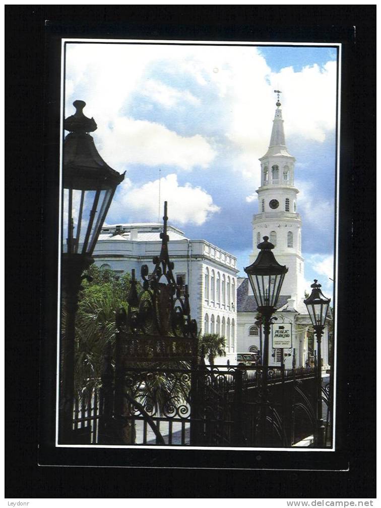 Thru The Iron Gates, Charleston, South Carolina  - Saint Michael's Church - Charleston