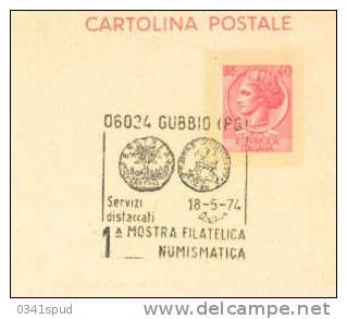 1974 Italia  Monnaies Monete Coins  Gubbio - Münzen