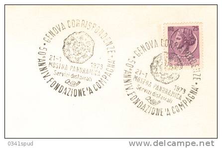1973 Italia  Monnaies Monete Coins  Genova - Münzen