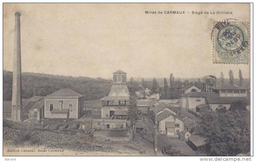 CARMAUX - Les Mines. Siège De La Grillatié - Carmaux