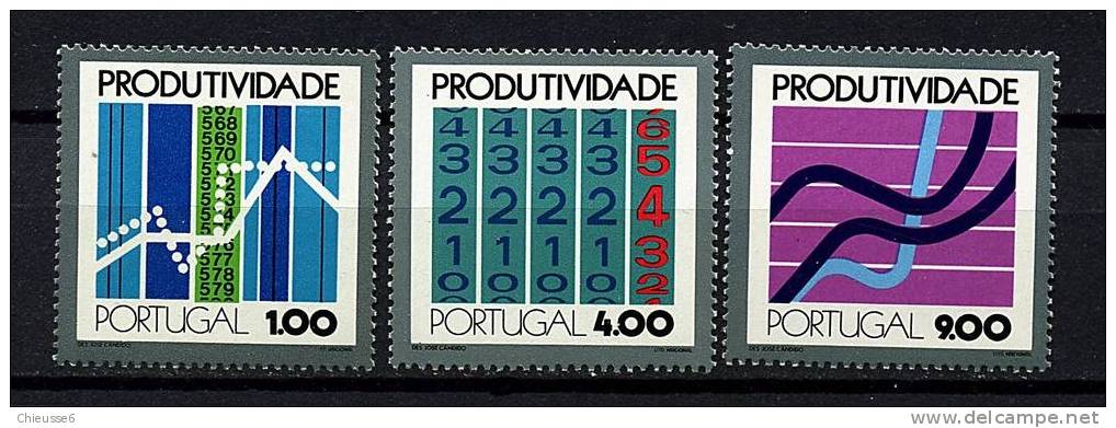 Portugal  ** N° 1176 à 1178  - Journée De La Productivité - Neufs