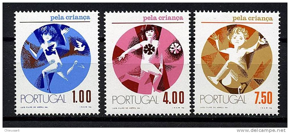 Portugal  ** N° 1186 à 1188  - Pour L'enfant. Sujets Divers - Unused Stamps