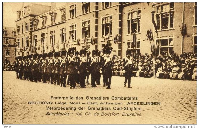 Bruxelles - Fraternelle Des Grenadiers Combattants - Altri & Non Classificati