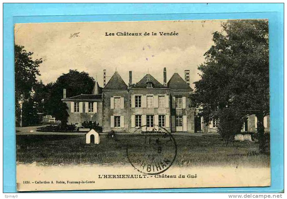 Bddd - 85 - L´HERMENAULT - Les Châteaux De La Vendée - Château Du Gué - L'Hermenault