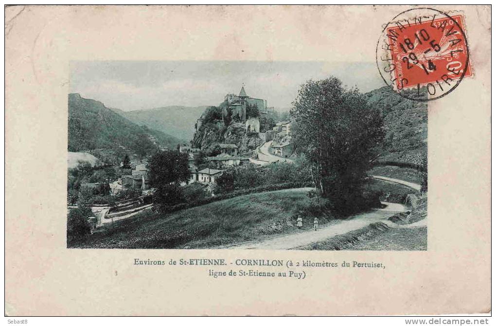 ENVIRONS DE ST ETIENNE CORNILLON A 2 KM DU PERTUISET LIGNE DE ST ETIENNE AU PUY - Le Chambon Feugerolles