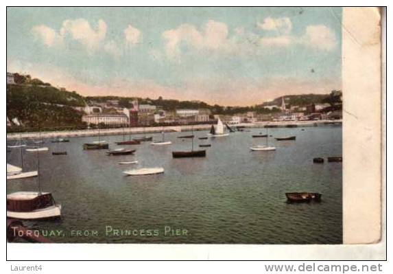 Old - Vintage England Postcard - Carte Ancienne De Grande Bretagne - Torquay - Torquay