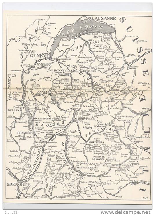 La Savoie Par Guichonnet ; Couv. Samivel - Collection Arthaud 1954 . Offert Par Le Chocolat "Cémoi" . - Alpes - Pays-de-Savoie