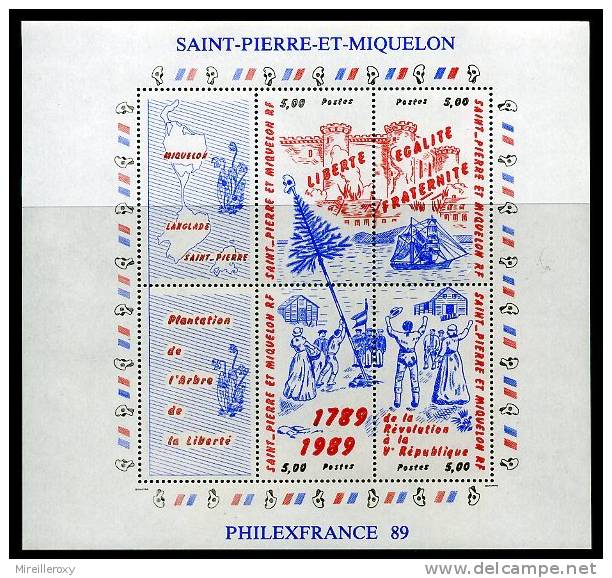 REVOLUTION  / LIBERTE / EGALITE FRATERNITE / PLANTATION / ARBRE / FLEUR / ST PIERRE ET MIQUELON - French Revolution