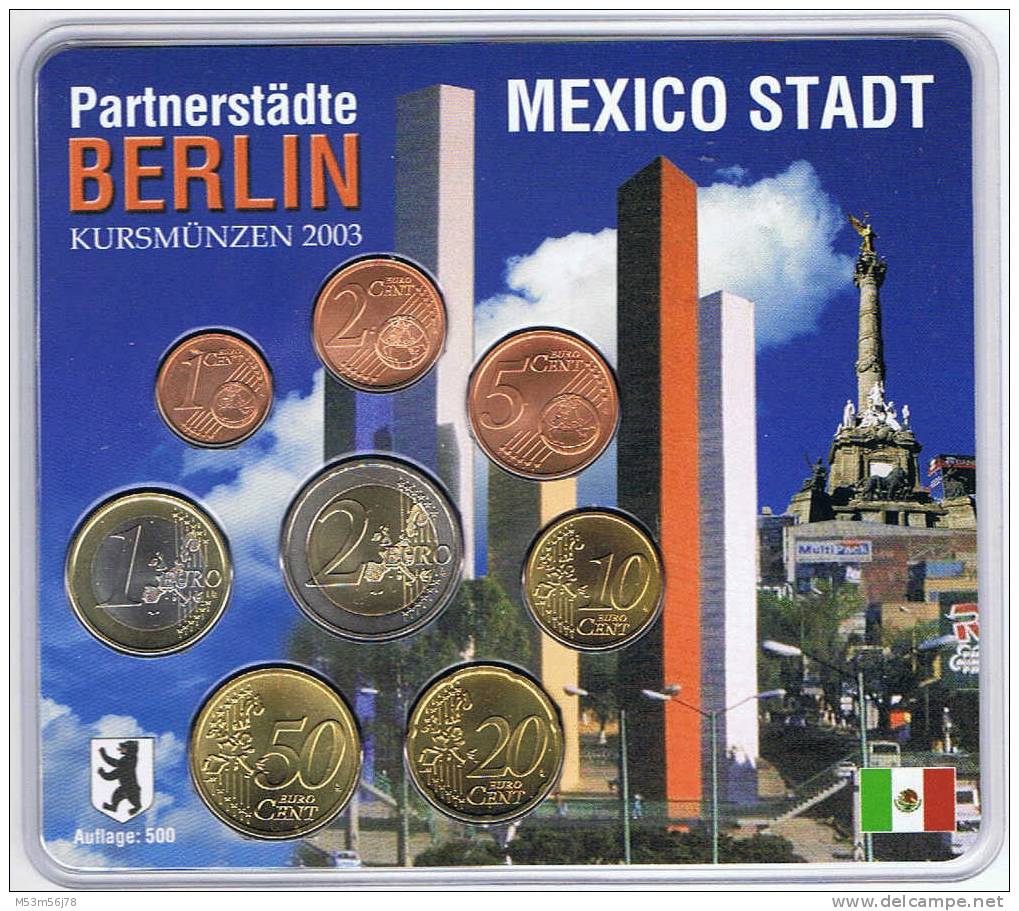 Deutschland  KMS 2003 Partnerstadt Berlin - Mexico Stadt - Allemagne