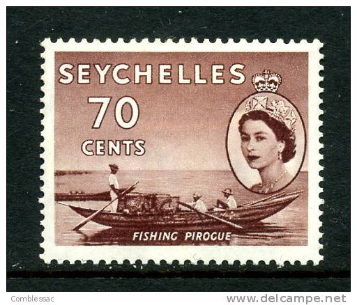 Seychelles   1954   70c  Purple Brown - Seychelles (1976-...)