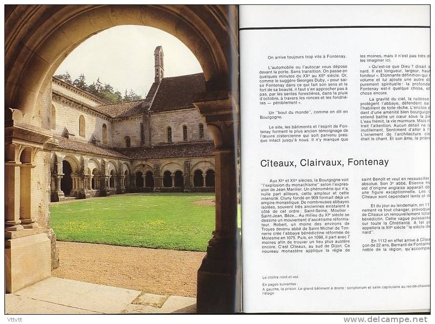 Abbaye De Fontenay, Edition Ouest-France (1985), 32 Pages (16,5 Cm Sur 23 Cm), Nombreuses Photos Couleurs. - Bourgogne