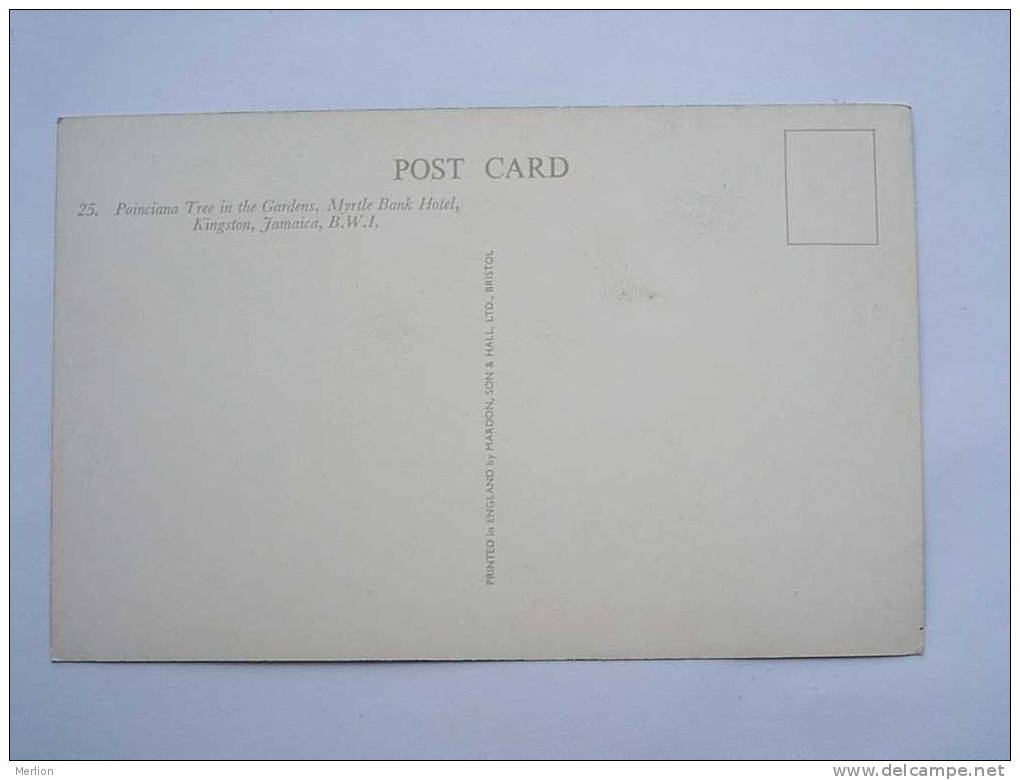 Jamaica - Myrtly Bank Hotel - Kingston   - W.I.  1960- VF  D20000 - Jamaïque