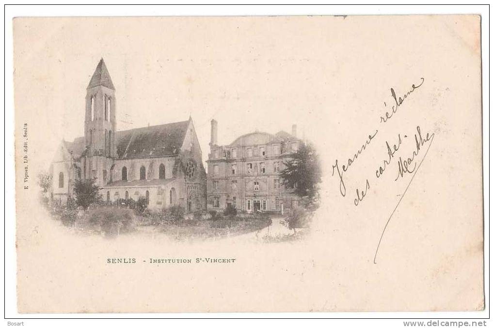 CPA France 60.Senlis-Institution St-Vincent - 1876-1878 Sage (Typ I)