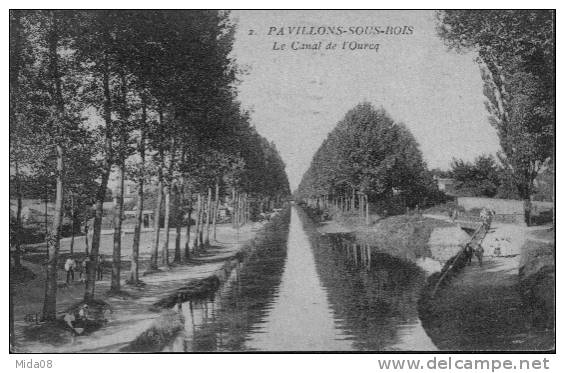 93. PAVILLONS SOUS BOIS.  LE CANAL DE L'OURCQ. - Les Pavillons Sous Bois