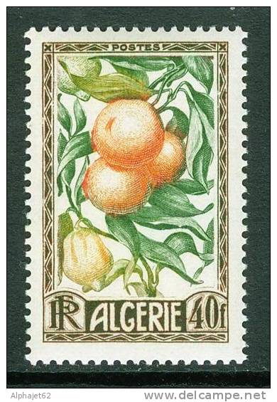 Fruits - Agrumes - Oranges Et Citrons - ALGERIE - N°281 ** - 1950 - Nuevos