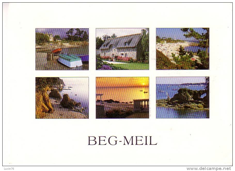 BEG MEIL -   La  Pointe Et Les Plages -  6 Vues - Beg Meil