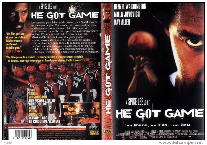 DVD Zone 2 "He Got Game" NEUF - Action, Aventure