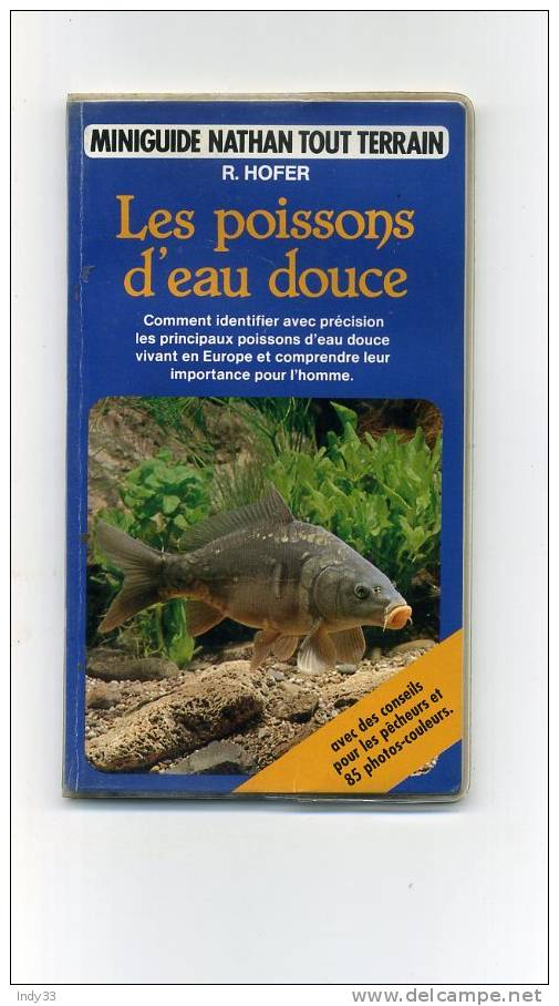 - LES POISSONS D´EAU DOUCE . PAR R. HOFER  . MINIGUIDE NATHAN 1984 - Fischen + Jagen