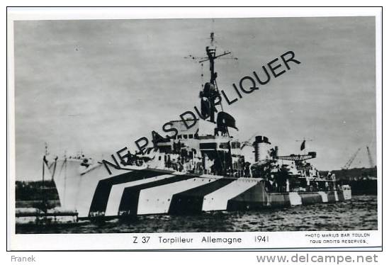 6035 - Torpilleur "Z 37" (1941) - Allemagne - Guerra