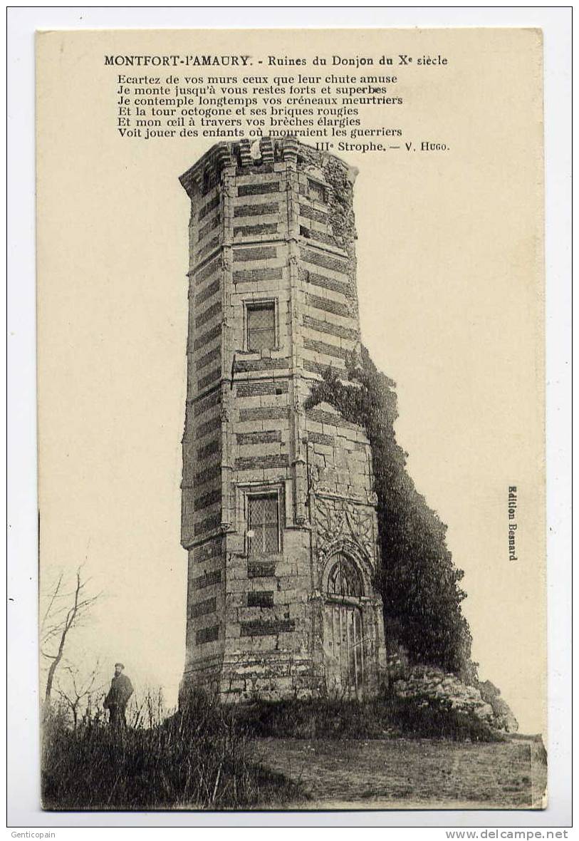 I4 - MONTFORT L'AMAURY - Ruines Du Donjon Du Xè Siècle - Montfort L'Amaury