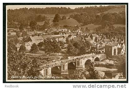 Early Real Photo Postcard Houses Buildings Severn Bridge & Low Town Bridgnorth Shropshire Salop - Ref A90 - Shropshire