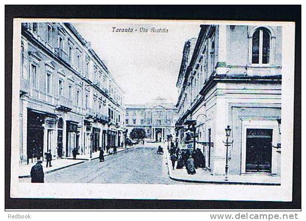 Early Postcard Taranto Italy - Via Archita  - Ref A92 - Altamura