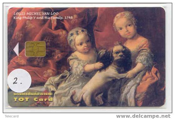 VAN LOO Louis Michel Schilderij Painting Mahlerei Peinture Telefoonkaart Thailand (2) HAAGSE SCHOOL - Peinture