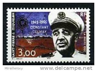 CONSTANT  COLMAY /  UNIFORME /  MARIN / SAINT PIERRE ET MIQUELON - De Gaulle (Général)