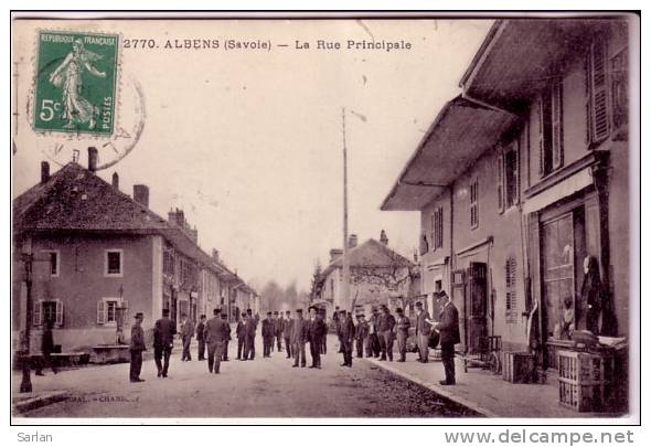 73 , ALBENS , La Rue Principale - Albens