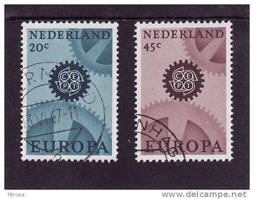 Pays-Bas Yv.no.850/1 Obliteres - Oblitérés