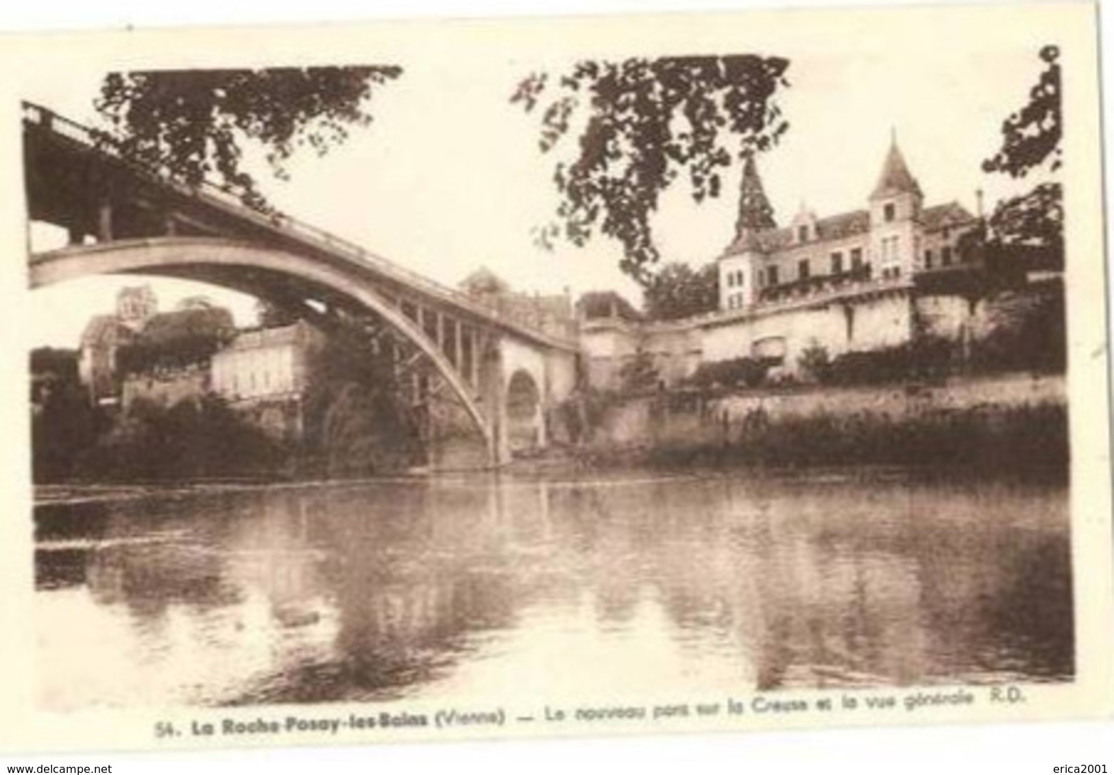 La Roche Posay.le Nouveau Pont Sur La Creuse. - La Roche Posay