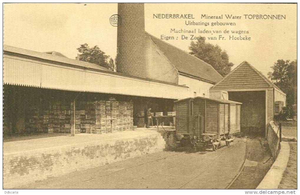 Nederbrakel - Mineraal Water TOPBRONNEN - Uitbatings Gebouwen - Machinaal Laden Van De Wagens - Brakel