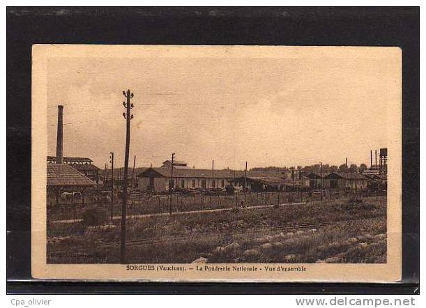 84 SORGUES Usine, Poudrerie Nationale, Vue Générale, Ed Batt, 193? - Sorgues