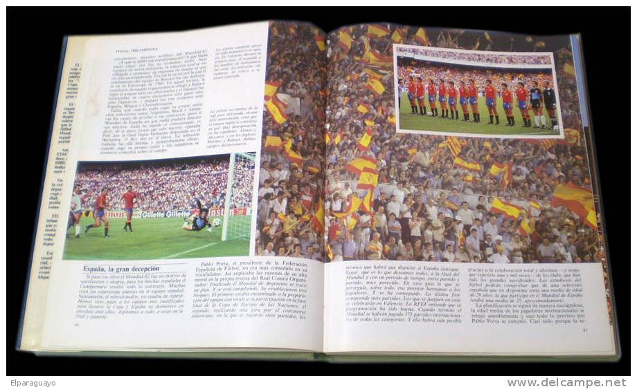 ESPAÑA 1982 - BIBLIOTECA TOTAL DEL FÚTBOL - DETALLES DEL MUNDIAL DE FÚTBOL ESPAÑA '82 - Autres & Non Classés