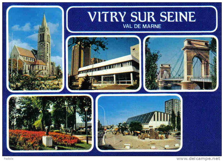 Carte Postale 94. Vitry-sur-Seine Trés Beau Plan - Vitry Sur Seine