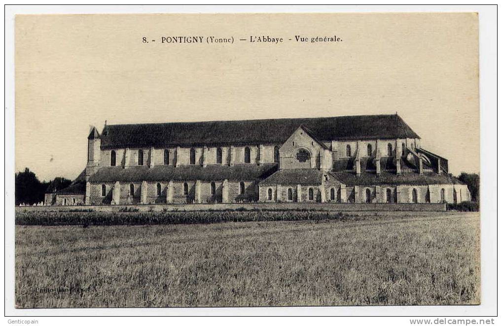 I4 - PONTIGNY - L'abbaye - Vue Générale - Pontigny