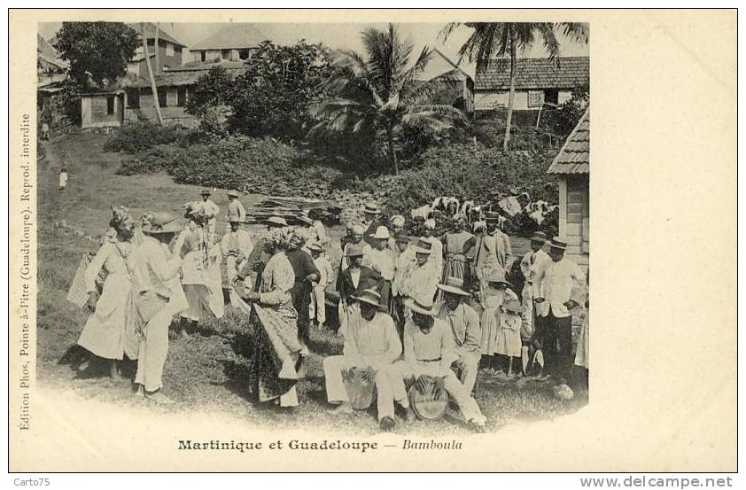 DOM - Martinique Et Guadeloupe - Bamboula - Danse Musique Folklore - Carte Pionnière - Autres & Non Classés