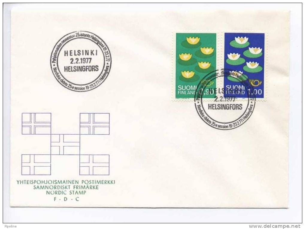 Finland FDC Nordic Cooperation 2-2-1977 - FDC