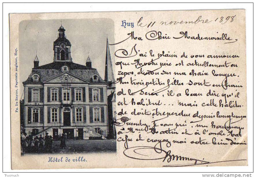 C4338 - Huy - Hotel De Ville "1898" - Huy