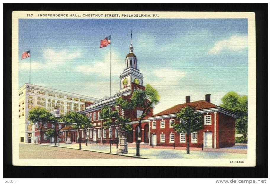 Independence Hall, Chestnut Street, Philadelphia, Pennsylvania - Philadelphia