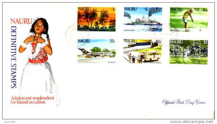 Nauru FDC Cover  / Envelope Premier Jour De L´ile De Nauru - Up To $ 2.00 - Nauru