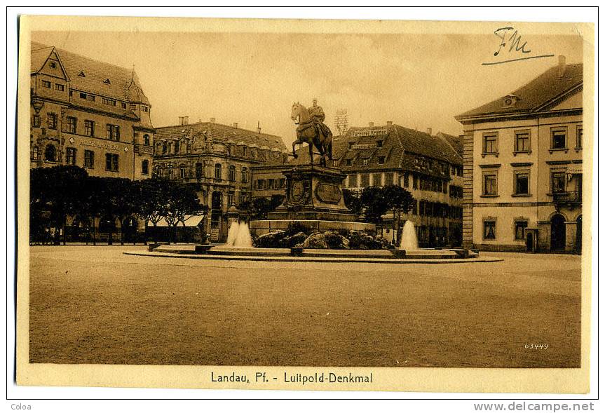 Landau Luitpold Denkmal - Landau