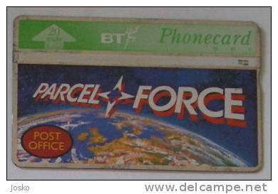 PARCEL FORCE - POST OFFICE  ( England Card ) - BT Advertising Issues