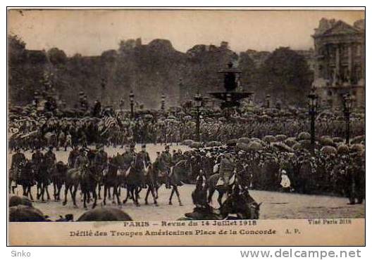 Paris, Revue Du 14 Juillet 1918 - War 1914-18