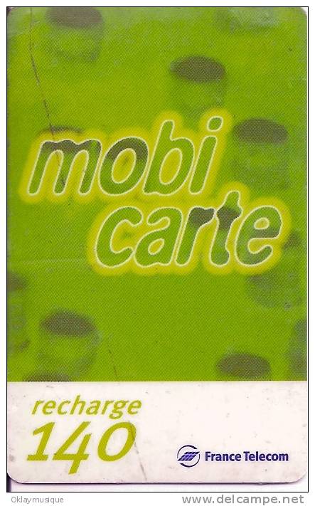 Mobicarte 140 U - Cellphone Cards (refills)