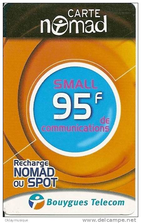 Nomade Orange 95fr - Cellphone Cards (refills)