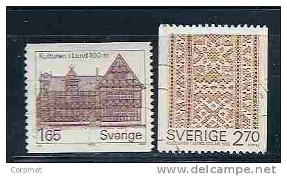 SWEDEN - MUSÉE KULTUREN DE LUND - Yvert # 1175/6  - VF USED - Oblitérés