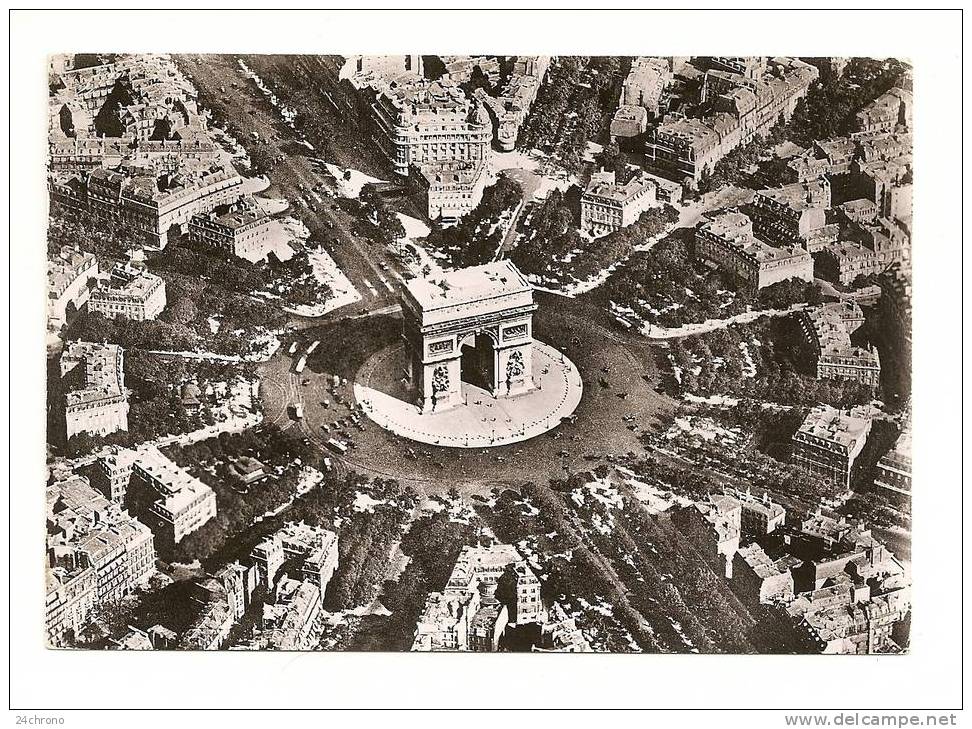 Paris: Place Et Arc De Triomphe De L' Etoile, Cliché C.A.F. (08-1049) - Distrito: 17
