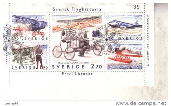 Mini Sheet - Feuillet Miniature / Sweden - Suede - 39 - Blocks & Sheetlets