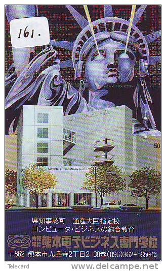 Telefonkarte Statue Of Liberty (161) Statue De La Liberte Twins Towers New York USA  Phonecard - Telecarte - Paesaggi